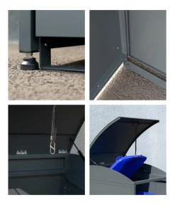 Westmann Aufbewahrungsboxen|Mülltonnenboxen > Mülltonnenverkleidung Moderna