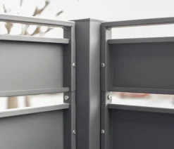 Westmann Mülltonnenboxen > Mülltonnenverkleidung Planum 3er Box, ca. B250/H150/T90 cm