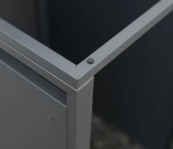 Westmann Mülltonnenverkleidung Kubus 3er Box, ca. B200/H116/T80 cm Anthrazit Outlet