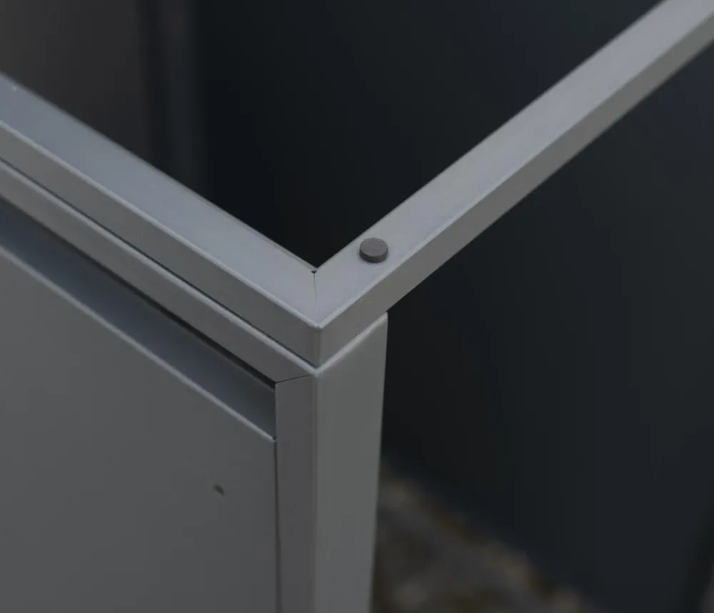 Westmann Mülltonnenverkleidung Kubus 3er Box, ca. B200/H116/T80 cm Anthrazit Outlet
