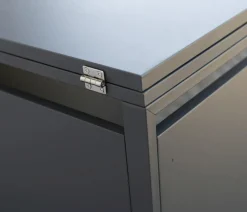 Westmann Mülltonnenverkleidung Kubus 4er Box, ca. B264/H116/T80 cm Anthrazit New