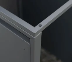 Westmann Mülltonnenverkleidung Kubus 5er Box, ca. B332/H116/T80 cm Anthrazit