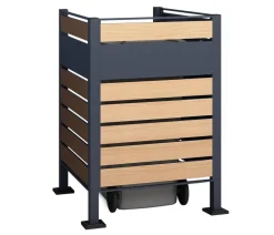 Westmann Mülltonnenverkleidung Planum 1er Box, ca. B90/H120/T Natur Outlet