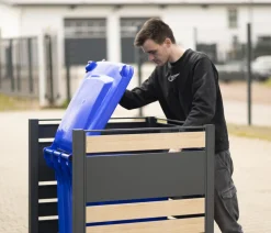 Westmann Mülltonnenverkleidung Planum 1er Box, ca. B90/H120/T Natur Outlet