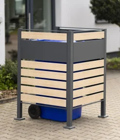 Westmann Mülltonnenverkleidung Planum 1er Box, ca. B90/H120/T Natur Outlet