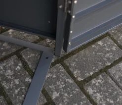 Westmann Mülltonnenverkleidung Kubus 1er Box, ca. B68/H116/T80 cm Anthrazit