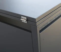Westmann Mülltonnenverkleidung Kubus 1er Box, ca. B68/H116/T80 cm Anthrazit