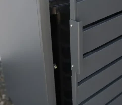 Westmann Mülltonnenverkleidung Kubus 1er Box, ca. B68/H116/T80 cm Anthrazit