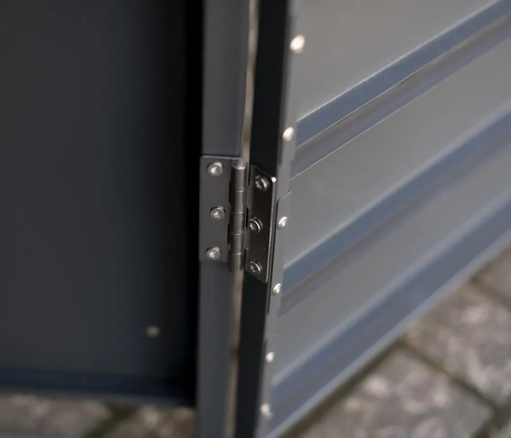 Westmann Mülltonnenverkleidung Kubus 1er Box, ca. B68/H116/T80 cm Anthrazit
