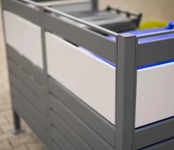Westmann Mülltonnenverkleidung Planum 2er Box, ca. B170/H120/T90 cm Anthrazit Hot
