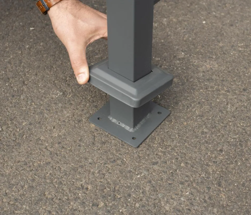 Westmann Mülltonnenboxen - Mülltonnenverkleidung Planum 4er Box, ca. B330/H120/T90 cm Natur