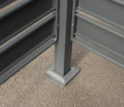 Westmann Mülltonnenboxen - Mülltonnenverkleidung Planum 3er Box, ca. B250/H120/T90 cm Anthrazit