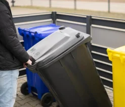 Westmann Mülltonnenboxen - Mülltonnenverkleidung Planum 3er Box, ca. B250/H120/T90 cm Anthrazit