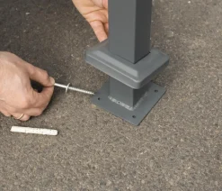 Westmann Mülltonnenboxen - Mülltonnenverkleidung Planum 5er Box, ca. B410/H150/T90 cm Anthrazit