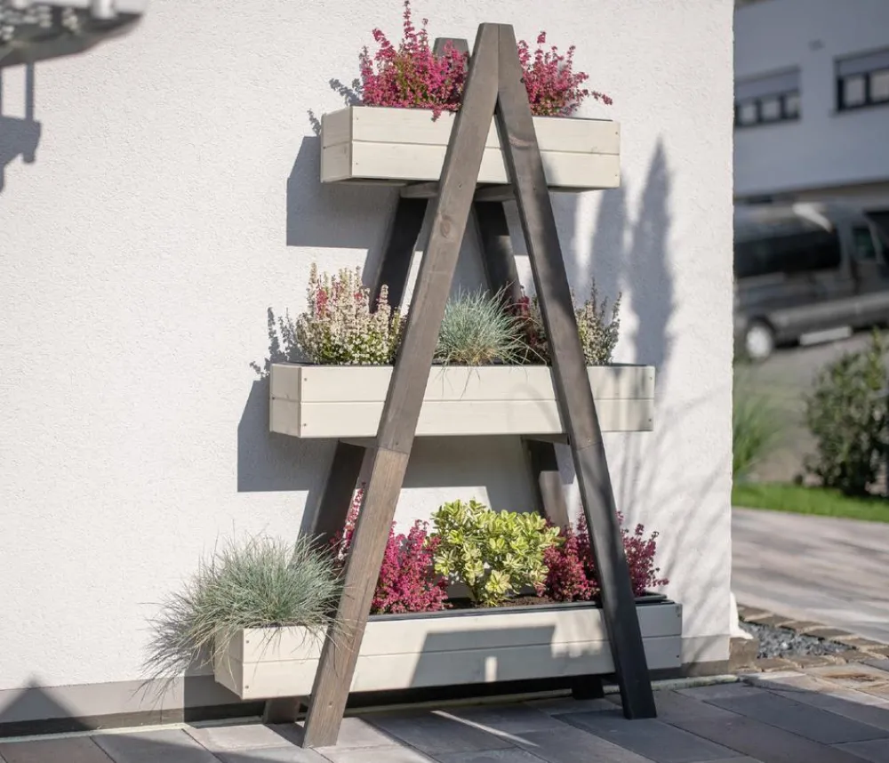 Westmann Blumentreppen > Pflanzregal Ella, ca. B101/H147/T25 cm