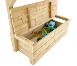Westmann Spielhaus Wildnis inkl. Rutsche, ca. B126/H205/T114 cm Natur Hot
