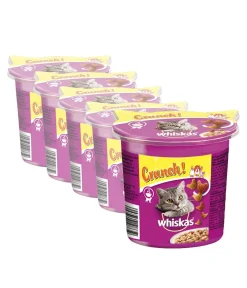 Whiskas® Katzensnack Crunch mit Huhn, Truthahn & Ente, 5 x 100 g Online