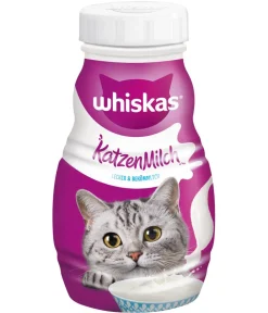 Whiskas® Katzenleckerlies & Getränke - Katzensnack Katzenmilch, 200 ml