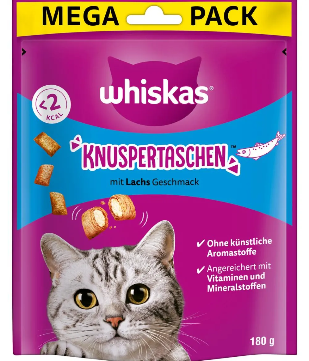 Whiskas® Katzensnack Knuspertaschen, 180 g New