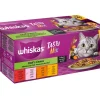 Whiskas® Nassfutter Katze - Nassfutter für Katzen Tasty Mix Chef's Choice in Sauce, Adult, 40 x 85 g