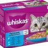 Whiskas® Nassfutter für Katzen Multipack 1+ Fisch in Gelee, Adult, 12 x 85 g Sale
