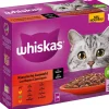 Whiskas® Nassfutter für Katzen Multipack Klassische Auswahl in Sauce, Adult, 12 x 85 g Sale