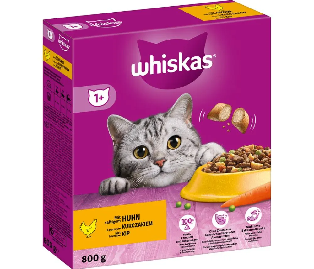 Whiskas® Trockenfutter Katze > Trockenfutter für Katzen 1+, 800 g