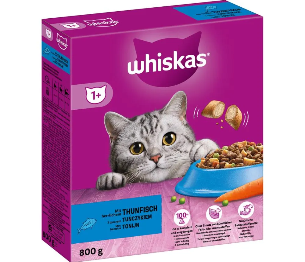 Whiskas® Trockenfutter für Katzen 1+, 800 g Best