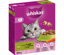 Whiskas® Trockenfutter Katze - Trockenfutter für Katzen 1+, 800 g