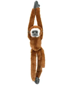 WILD REPUBLIC® Stofftier Gibbon, hängend Braun