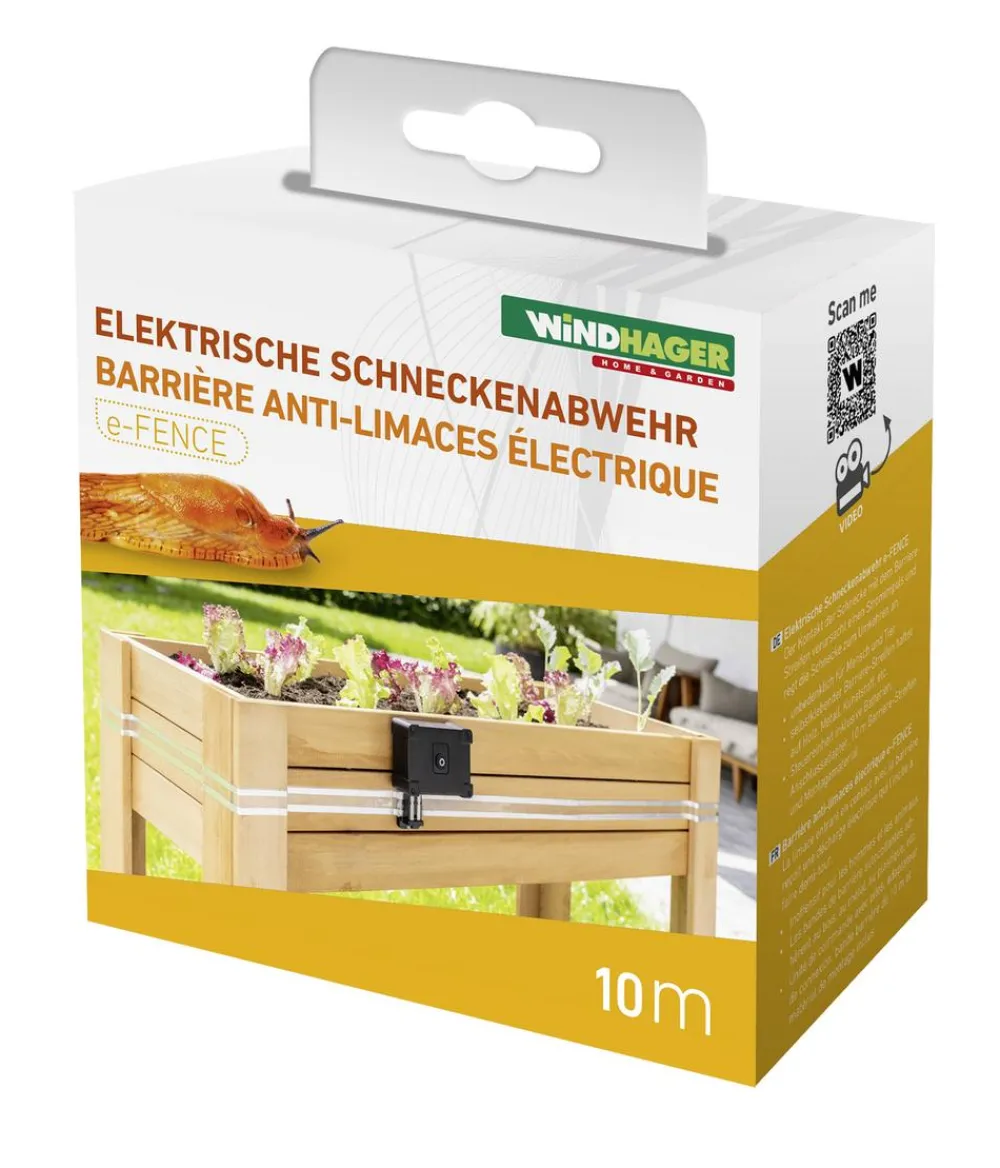 Windhager Schädlingsbekämpfungsmittel - Elektrische Schneckenabwehr e-FENCE, 1 Stk.