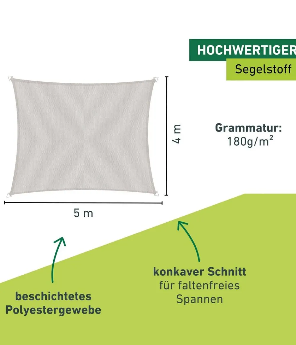 Windhager Sonnensegel > Sonnensegel Cannes, rechteckig, ca. B500/T400 cm