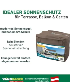 Windhager Sonnensegel > Sonnensegel Cannes, rechteckig, ca. B500/T400 cm