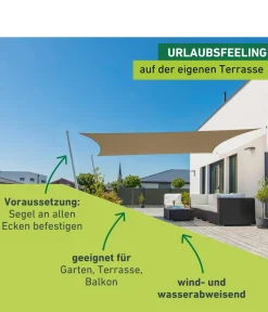 Windhager Sonnensegel > Sonnensegel Cannes, rechteckig, ca. B500/T400 cm