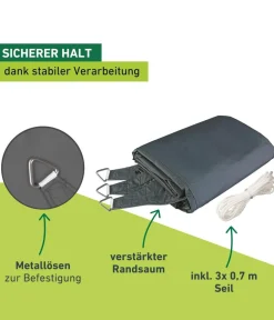Windhager Sonnensegel > Sonnensegel Cannes, dreieckig, ca. B500/T500 cm