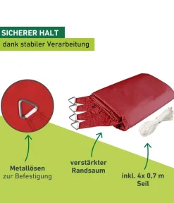 Windhager Sonnensegel Cannes, rechteckig, ca. B500/T400 cm Rot Sale