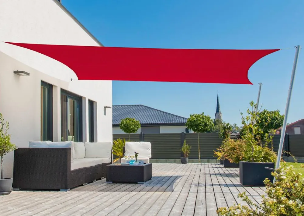 Windhager Sonnensegel Cannes, rechteckig, ca. B500/T400 cm Rot Sale