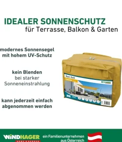 Windhager Sonnensegel Cannes, rechteckig, ca. B400/T300 cm Gelb Sale
