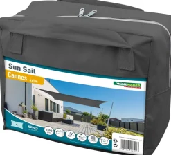 Windhager Sonnensegel - Sonnensegel Cannes, rechteckig, ca. B500/T400 cm Dunkelgrau