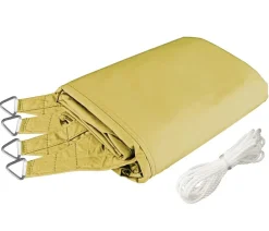 Windhager Sonnensegel Cannes, quadratisch, ca. B400/T400 cm Gelb Discount
