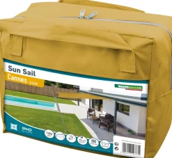 Windhager Sonnensegel Cannes, quadratisch, ca. B400/T400 cm Gelb Discount