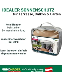 Windhager Sonnensegel > Sonnensegel Capri, dreieckig, ca. B500/T500 cm
