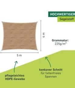 Windhager Sonnensegel > Sonnensegel Capri, rechteckig, ca. B500/T400 cm