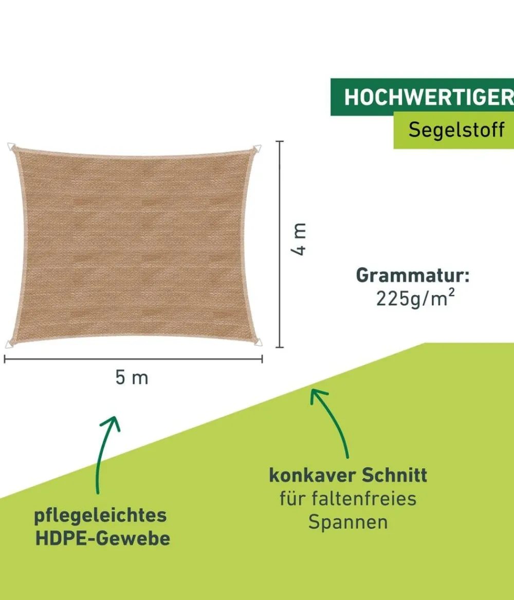 Windhager Sonnensegel > Sonnensegel Capri, rechteckig, ca. B500/T400 cm