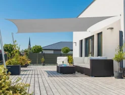 Windhager Sonnensegel Capri, rechteckig, ca. B500/T400 cm Grau Online
