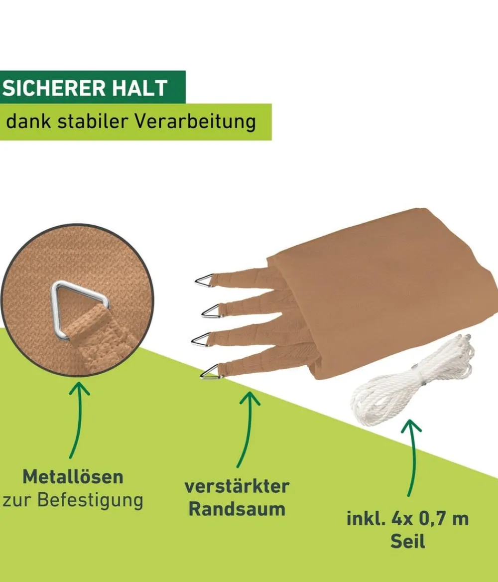 Windhager Sonnensegel > Sonnensegel Capri, quadratisch, ca. B500/T500 cm