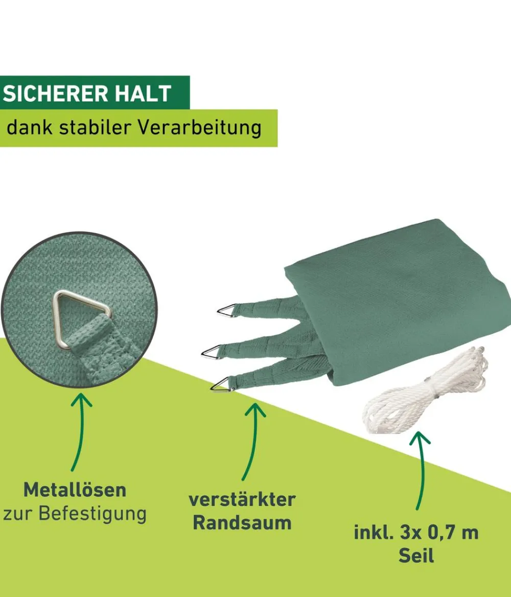 Windhager Sonnensegel - Sonnensegel Capri, dreieckig, ca. B500/T500 cm Beige
