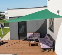 Windhager Sonnensegel - Sonnensegel Capri, dreieckig, ca. B500/T500 cm Grün