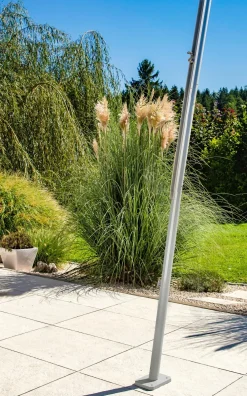 Windhager Sonnensegel - Sonnensegelmast, ca. H242,50 cm Silber