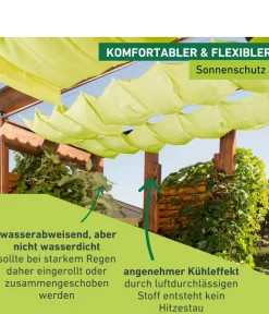 Windhager Sonnensegel, rechteckig, ca. B420/T140 cm Hellgrün Online